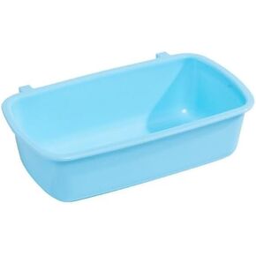 Small Animal Feeder Bowl, Hanging Cups for Birds, Hamsters, Mice, Rats, Bath Food Water Bowls, Blue