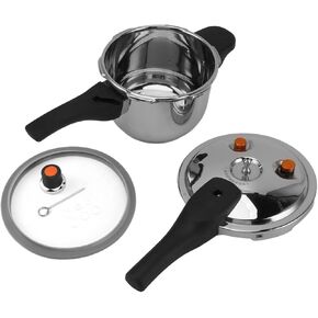 Efficient Pressure Cooking, Rapid Heating 16cm Valves, 304 Stainless Steel and Plastic Electric Pressure Cooker, for Quick and Cooking