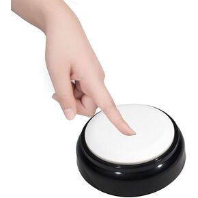 MAUJOY Large Talking Button Clock for Visually Impaired - Telling Time, Date and Week of Day, Perfect for The Blind, Elderly or Visually Impaired(Blue+Silver)