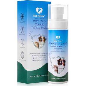 Pet Wound Care,Gentle Formula Wound Spray for Pets, Helps with Rashes,Itching,Skin Irritations, Hot Spots,Bites, Non-irritating for Relief & Treatment,Safe for Dogs&Cats,4.06OZ