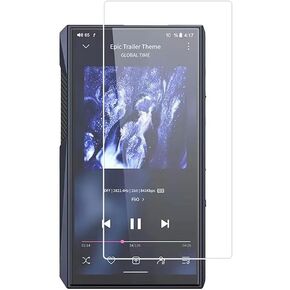 Walieoka Screen Protector Compatible with FIIO M23,9H Hardness Tempered Glass Protective Film,Scratch Resistant Anti-Fingerprint [2 Pack], Crystal Clear