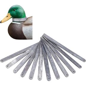 12 Pcs Waterfowl Flexible Strap Weights Decoy Strap Decoy Weights Decoy Anchors Hunting Decoy Accessories for Duck Hunting