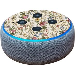 MightySkins Glossy Glitter Skin for Amazon Echo Dot (3rd Gen) - Seaweed | Protective, Durable High-Gloss Glitter Finish | Easy to Apply, Remove, and Change Styles | Made in The USA