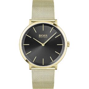 BOSS Men's Quartz Watch with Stainless Steel Strap, Blue, 20 (Model: 1513827)