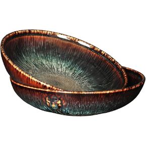 Soup bowl Soup plate Large Pasta Bowls 56 ounce, Set of 2, Serving,Salad,Dinner,deep Plate/Wide Bowl,Microwave, Oven, Dishwasher Safe Kitchen Dinnerware,Modern Porcelain Dishes 10 inch