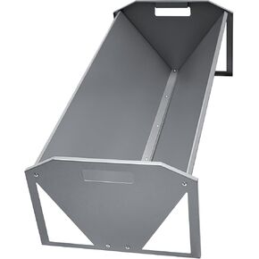 Livestock Feeding Trough 45", Heavy Duty 22 Gallon Capacity Livestock Trough, Galvanized Steel Sheep Feeder Trough for Horse, Goat, Sheep, Cattle, Cow, Pig, Alpaca