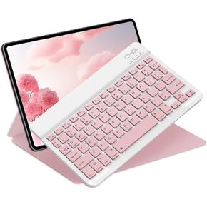 Bluetooth Keyboard for iPad 10th Generation, iPad Pro 13/12/11/10/9/8/7 inch, iPad Air 13/11th Gen, iPad Mini, Samsung Xiaomi Tablets, etc. - Slim Wireless Portable Travel Office Computer Accessories