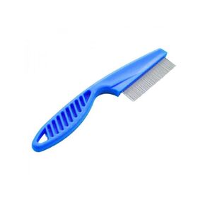 Blue Pet Dog Hair Flea Comb,Stainless Grooming Brush Clean Tool Flea Removal Flea Removal Flea Removal Hair Removal Hair Repair Antistatic Multifunctional Long Hair Short Hair Flea and Tick Control