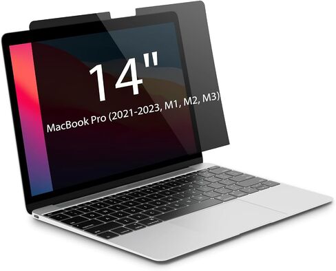 شاشة خصوصية مغناطيسية لجهاز MacBook Air 13.6 بوصة (2022-2024، M2، M3)، موديل A2681، A3113، واقي شاشة قابل للإزالة، حجب الضوء الأزرق، واقي مضاد للتوهج ودرع مرشح الخصوصية in Saudi Arabia