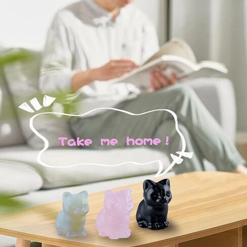 2" Elephant Decor, Elephant Statue, Natural Healing Crystal, Feng Shui Decor, Elephant Figurine, Room Home Office Desk Decor Gifts for Women Men (Rose Quartz) in Saudi Arabia
