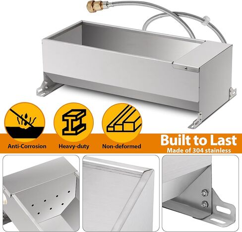 حوض مياه أوتوماتيكي للماشية بسعة 4.2 جالون، حوض مياه ذاتي السعة كبير للكلاب، وعاء مياه أوتوماتيكي لشرب الحيوانات مع مجموعة صمامات عائمة للحصان والماعز والخنازير والكلاب والأغنام in Kuwait