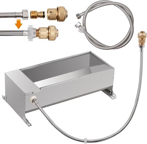 حوض مياه أوتوماتيكي للماشية بسعة 4.2 جالون، حوض مياه ذاتي السعة كبير للكلاب، وعاء مياه أوتوماتيكي لشرب الحيوانات مع مجموعة صمامات عائمة للحصان والماعز والخنازير والكلاب والأغنام in Kuwait