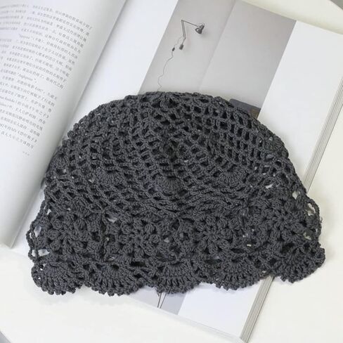 Hand Hook Hollow Flower Fisherman hat, Hand Hook Fishing net Basin hat in Saudi Arabia