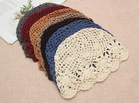 Hand Hook Hollow Flower Fisherman hat, Hand Hook Fishing net Basin hat in Saudi Arabia