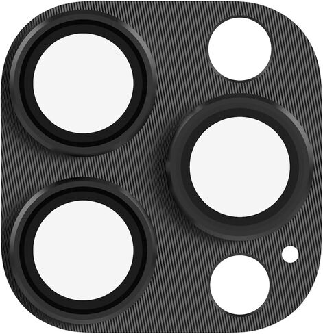 Rokform - Camera Lens Protector Compatible with the iPhone 15 Pro and iPhone 15 Pro Max, 9H Tempered Glass with Aluminum Body & Rings, Case Friendly (Clear) in Kuwait