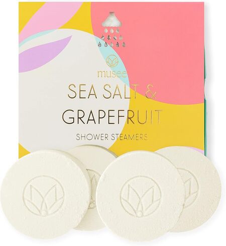 Musee Shower Steamers - Sweet Orange and Sunflower | Relaxing Shower Birthday Gifts for Women, Mom and Men | Stress Relief | 4 Shower Steamers Aromatherapy in Saudi Arabia
