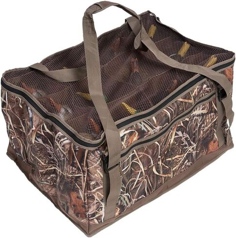 THUNDERBAY 12-Slot Duck Decoy Bag, Water & Dirt Drain Design Slotted Decoy Bag with Padded & Adjustable Shoulder Strap for Duck Hunting in Kuwait