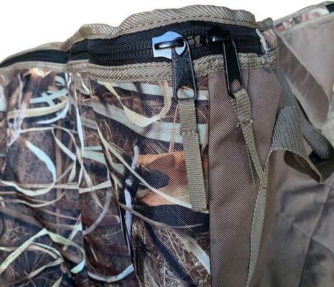 THUNDERBAY 12-Slot Duck Decoy Bag, Water & Dirt Drain Design Slotted Decoy Bag with Padded & Adjustable Shoulder Strap for Duck Hunting in Kuwait