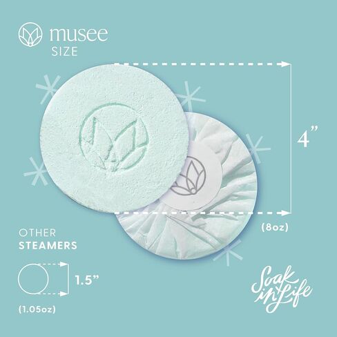 Musee Shower Steamers - Sweet Orange and Sunflower | Relaxing Shower Birthday Gifts for Women, Mom and Men | Stress Relief | 4 Shower Steamers Aromatherapy in Saudi Arabia
