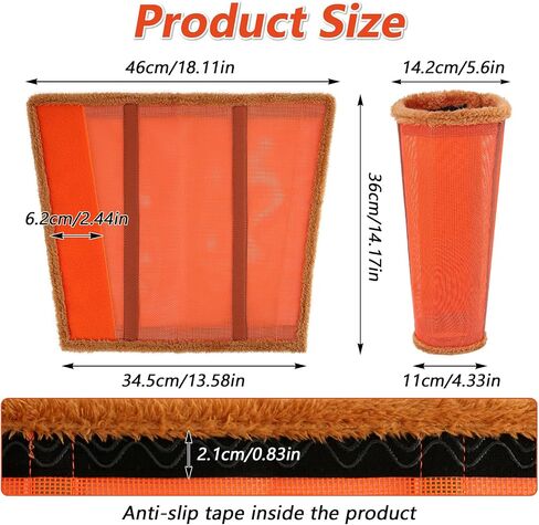 Fly Boots for Horses. Horse Fly Boots Set of 4. Adjustable Horse Fly Boots Stops Stomping Fly Leg Wraps for Horses, Horse Fly Boots Protectors Breathable Hoof Boots for Horses Fly Boots (Orange) in Saudi Arabia