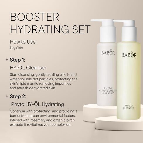 BABOR Phyto Hy-Ol Booster Hydrating for Dry Skin, Facial Cleanser for Use with Hy Oil, Phyto HY-OL Booster Hydrating in Saudi Arabia