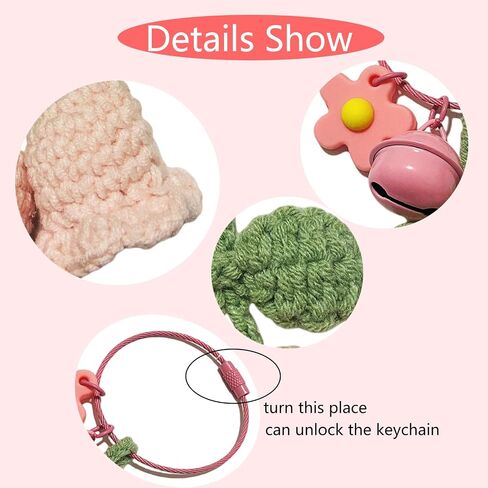 Handmade Plush Keychain Funny Keychain,Cute Keychain for Backpack,Funny Keychain for Women,Kawaii Keychain for Backpack(Style 13) in Saudi Arabia