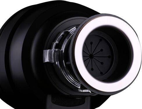 GAOMON Garbage Disposal 1 HP Continuous Feed Garbage Disposer, Compact Food Waste Disposer with Ultra Quiet Motor and Power Cord, Stainless Steel Grinding, Kitchen Sink Food Waste Disposal, Black in Kuwait