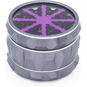 Aluminium Alloy Grinder 2.5" Clear Top