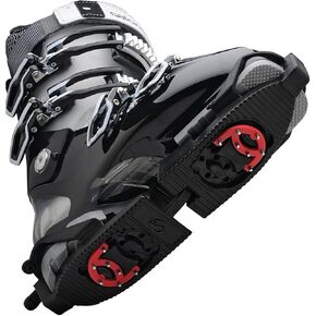 SkiSkootys Ski Boot Traction Cleats with Claw - (Adult Size) - Adjustable Comfort Soles for Protection While Walking in Skiing Boots, for Men and Women