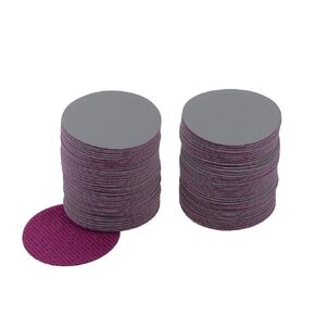 10 Pcs 9 Inch Wet Dry Hook and Loop Sanding Discs 320 Grit, Random Orbital Sandpaper No-Hole for Automotive and Woodworking