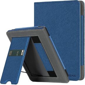 CoBak Case with Stand for Kindle Paperwhite - Durable PU Leather Cover with Auto Sleep Wake, Card Slot, Hand Strap Feature - Fits Kindle Paperwhite 11th Generation 6.8" Signature Edition 2021 Released