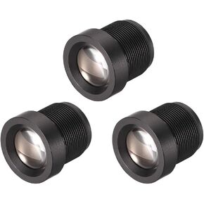 uxcell 3 Pcs CCTV Camera Lens 16mm Focal Length 720P F2.0 1/3 Inch Wide Angle for CCD Camera