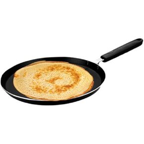 IBILI Crepe Pan Nonstick 9 Inch, Dosa Roti Tawa Tortilla Pan, Flat Frying Pan, Bakelite Handle, Induction Compatible PFOA Free, Made in Spain