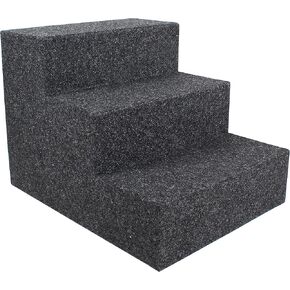 PENN-PLAX EZ Climb Felt Pet Steps – Great for Cats and Small Dogs of All Ages – Holds Up to 100 LBS – Stylish Dark Gray Color – 13" Height
