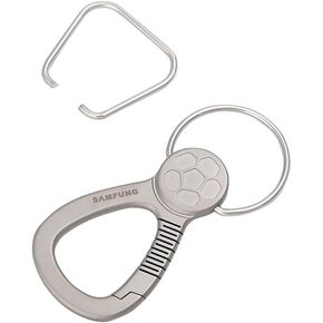 Mini Keychain Clip, Keyring Hook for Camping, Travel, Hiking