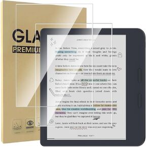 واقي شاشة مكون من عبوتين متوافق مع Kobo Libra Color 7" 2024/Libra 2 7" 2021، [وضوح HD] [9 صلابة] استبدال الزجاج المقسى للون Kobo Libra 7 بوصة/Libra 2 in Kuwait