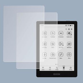 Anti-Glare Matte Screen Protector Designed for 6" Onyx Boox Go 6/Boox Poke 5/Poke 5S e-Reader (2-Pack) Anti Fingerprint Anti Burst Nano Matte Skin PET Soft Film (Matte)