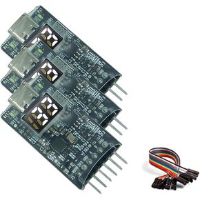 USB to RS485 Serial Adapter 3 Pack, Display Serial Port with 3.3V 5V Output, Compatible with Windows 64bit, macOS, Linux, Ubuntu, USB-C Tiny Size, High Speed, ESD Protection