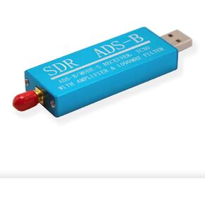 ADS-B Receiver USB Dongle with Amplifier and 1090 MHz Filter