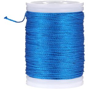 Mozeat Lens Recurve Bow String Serving Thread Blue 120 yard/110 m Nylon Bowstring for Compound Archery Bow Tying Nock Point Recurve Bow Accessories