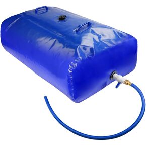 TooTaci 110L/ 29Gal Water Storage Bladder Containers, Portable Water Storage Tank with Hose, Foldable Collapsible Water Storage Bag for Drought Resistance, Garden Watering, Emergency Water Storage
