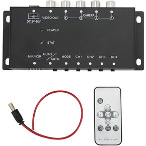 Mobile Video Recorder 14×7×4 Mobile Digital Video Splitter 4-way Video Splitter 720p for Bus Truck Boat Yacht Mobile Video Recorder Mobile