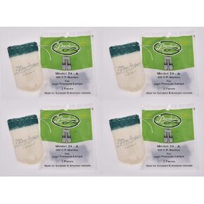 Peerless 24-A Mantles 4 Packs of 2 mantles (8 Mantles) 500 C.P. / 999 or 99 Style Mantles