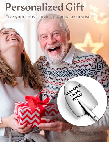 Gifts for Dad - Fathers Day Birthday Gifts for Dad from Daughter, Son, Kids - Unique Present Ideas Dad's Cereal Shovel in Saudi Arabia