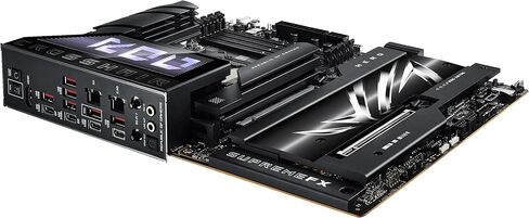 ASUS ROG Crosshair X870E Hero AMD X870E AM5 ATX Motherboard, Advanced AI PC Ready, 18+2+2 Power Stages, DDR5, PCIe® 5.0, 5X M.2, Wi-Fi 7, USB4®, AI Overclocking, Core Flex, PCIe Slot Q-Release Slim in Saudi Arabia