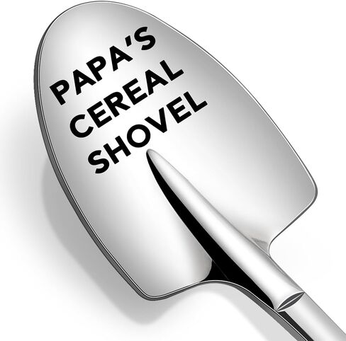 Gifts for Dad - Fathers Day Birthday Gifts for Dad from Daughter, Son, Kids - Unique Present Ideas Dad's Cereal Shovel in Saudi Arabia