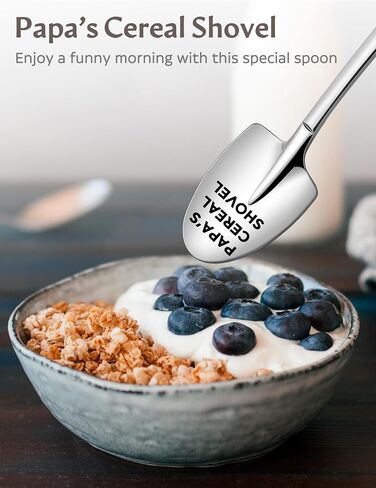 Gifts for Dad - Fathers Day Birthday Gifts for Dad from Daughter, Son, Kids - Unique Present Ideas Dad's Cereal Shovel in Saudi Arabia