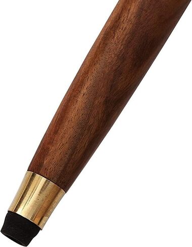 Antique Brass Handle Walking Cane Handmade 36 inch Wooden Stick, Foldable & Adjustable Ideal for Seniors & Adults for Traveling & Hiking in Saudi Arabia