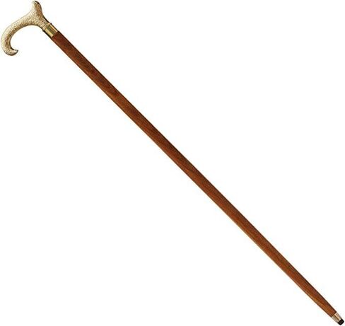 Antique Brass Handle Walking Cane Handmade 36 inch Wooden Stick, Foldable & Adjustable Ideal for Seniors & Adults for Traveling & Hiking in Saudi Arabia