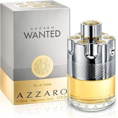Azzaro Wanted Eau de Toilette - Vibrant & Irresistible Mens Cologne - Woody, Citrus & Spicy Fragrance - Fresh Notes of Cardamom, Lemon, Vetiver - Everyday Wear - Luxury Perfumes for Men in Saudi Arabia